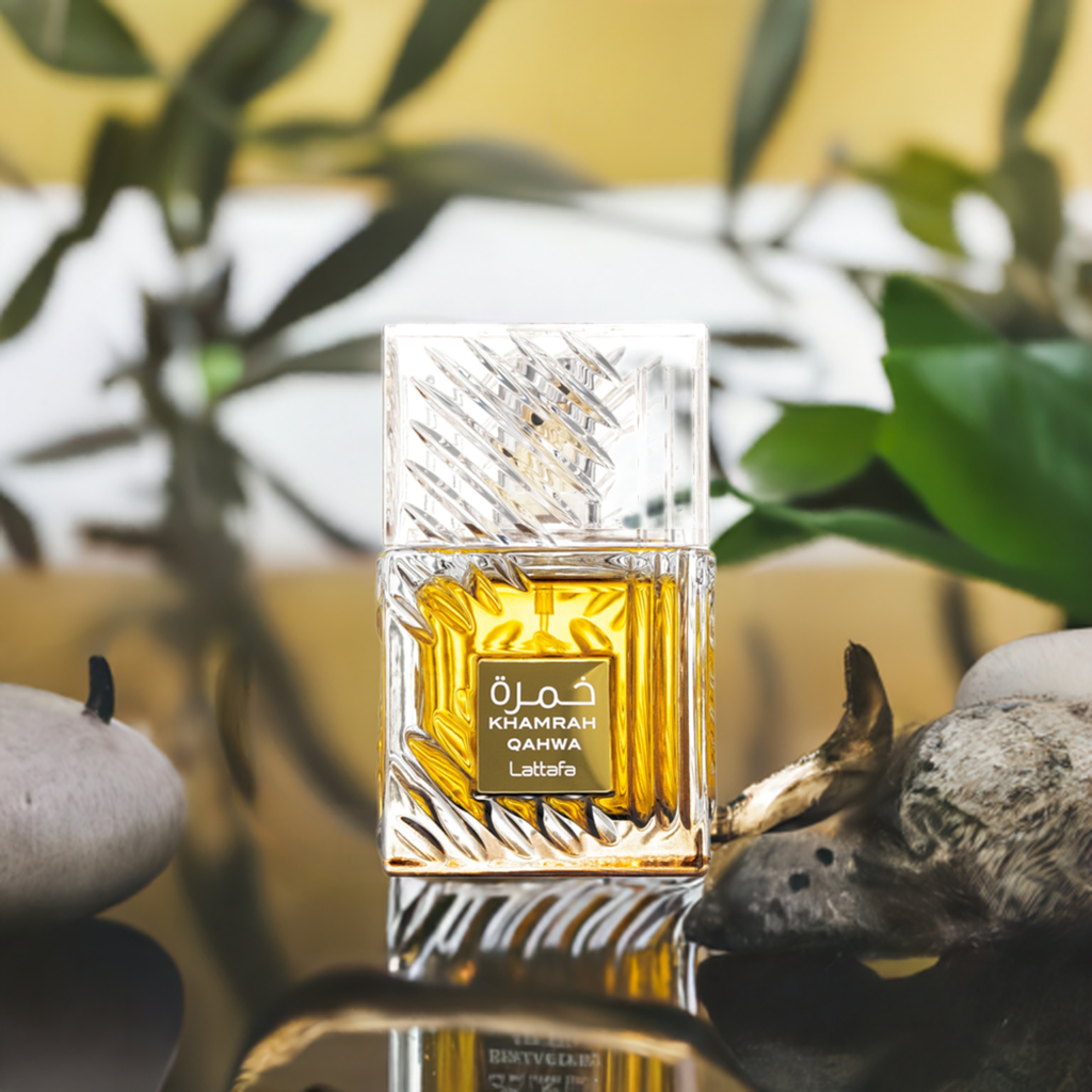 Lattafa Khamrah Qahwa 100ml – Oriental perfume with coffee and vanilla, long-lasting fragrance with warm and sweet notes