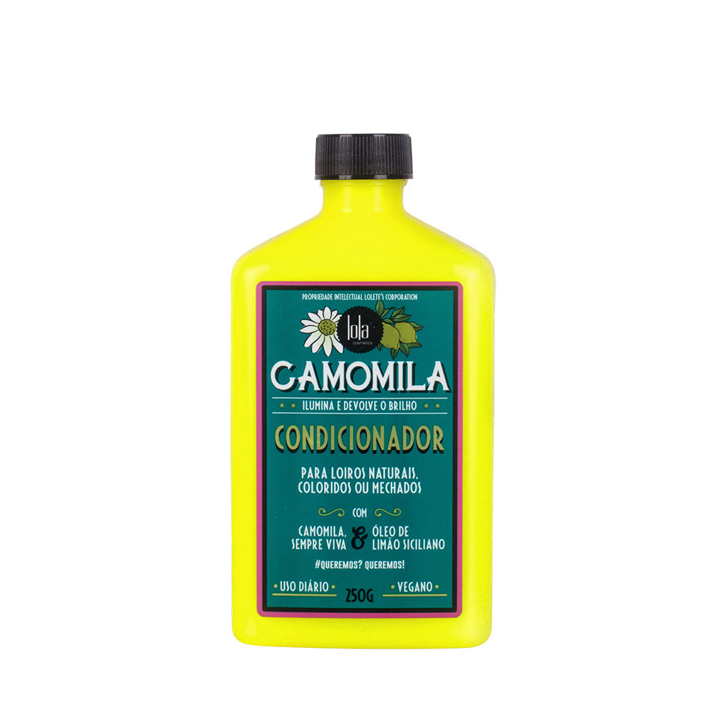 Lola Camomila Conditioner 250ml – Enhances shine and protects blonde hair, providing hydration and softness for a radiant look.