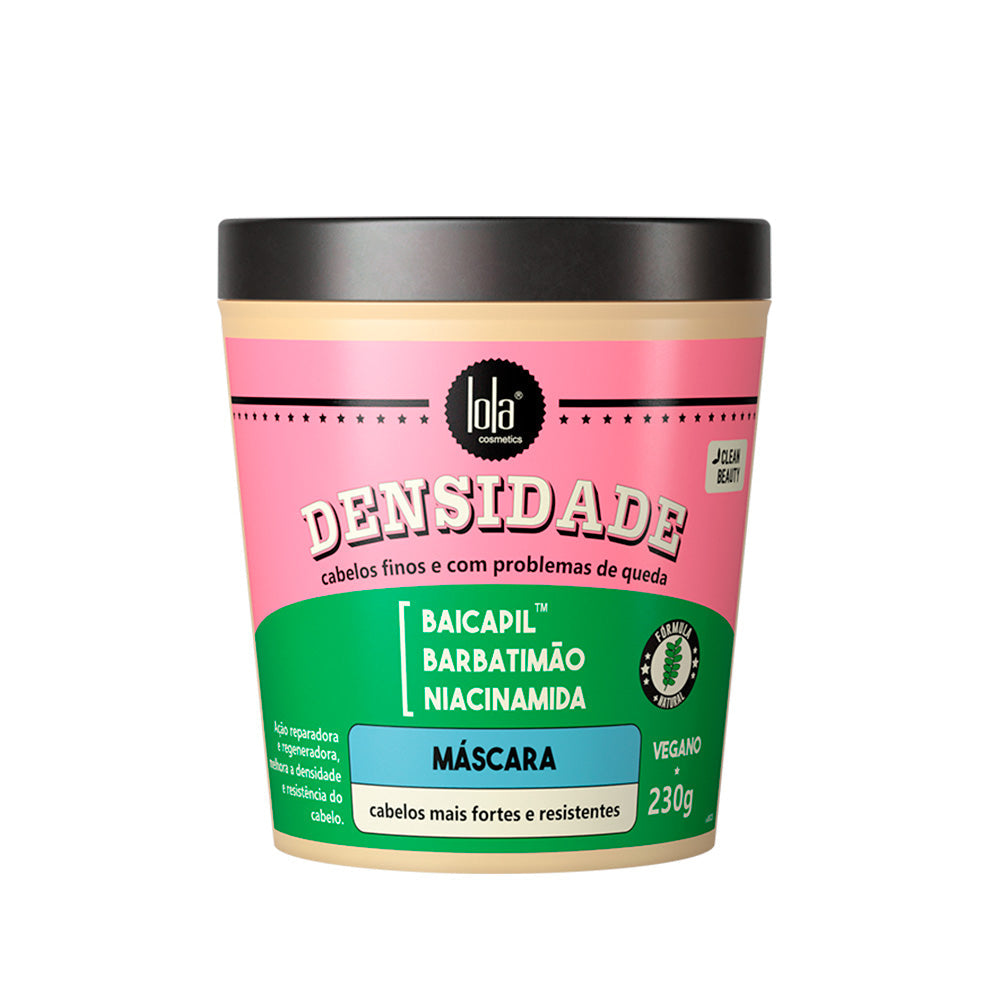 Lola Densidade Mask 230g – Deep conditioning hair mask for strength, volume boost, and intense nourishment.