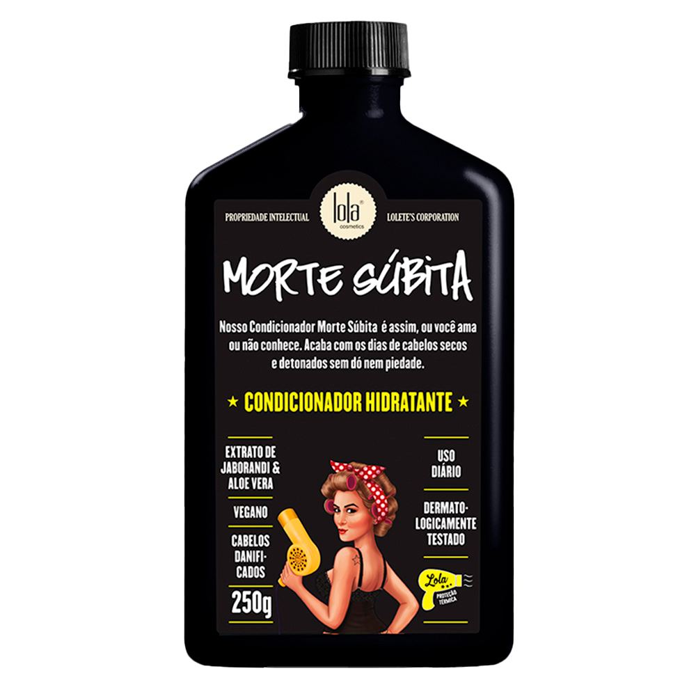 Lola Morte Súbita Conditioner 250g – Intensive repair and deep hydration for soft, healthy hair.