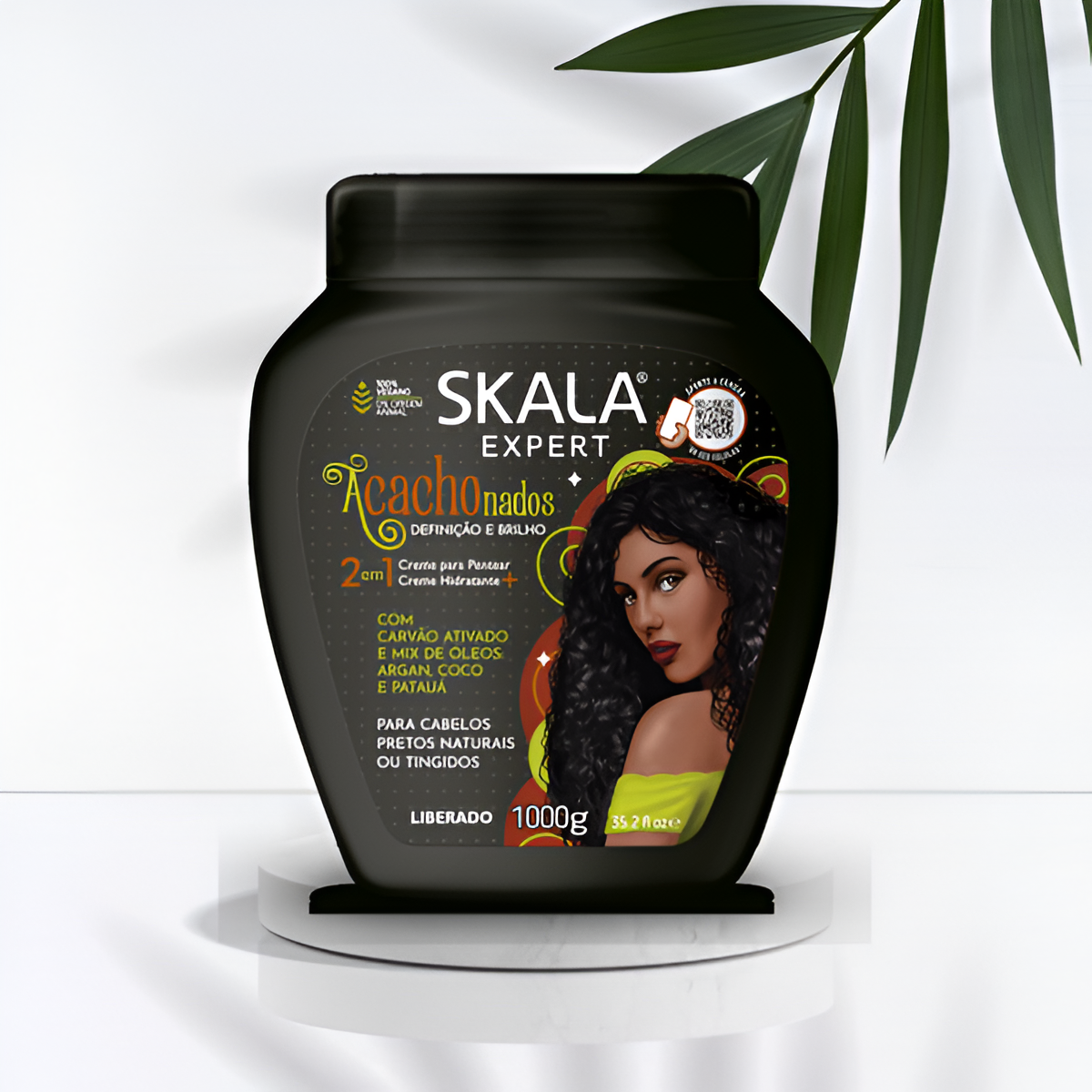 Skala Acachonados Definição e Brilho 1000g – Mascarilla capilar para rizos definidos y con brillo.
