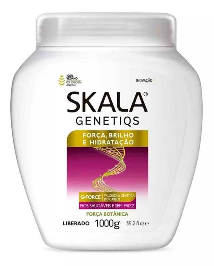 SKALA GENETIQS 1000g – Hair treatment for deep hydration and strength. Vegan formula for curly and frizzy hair