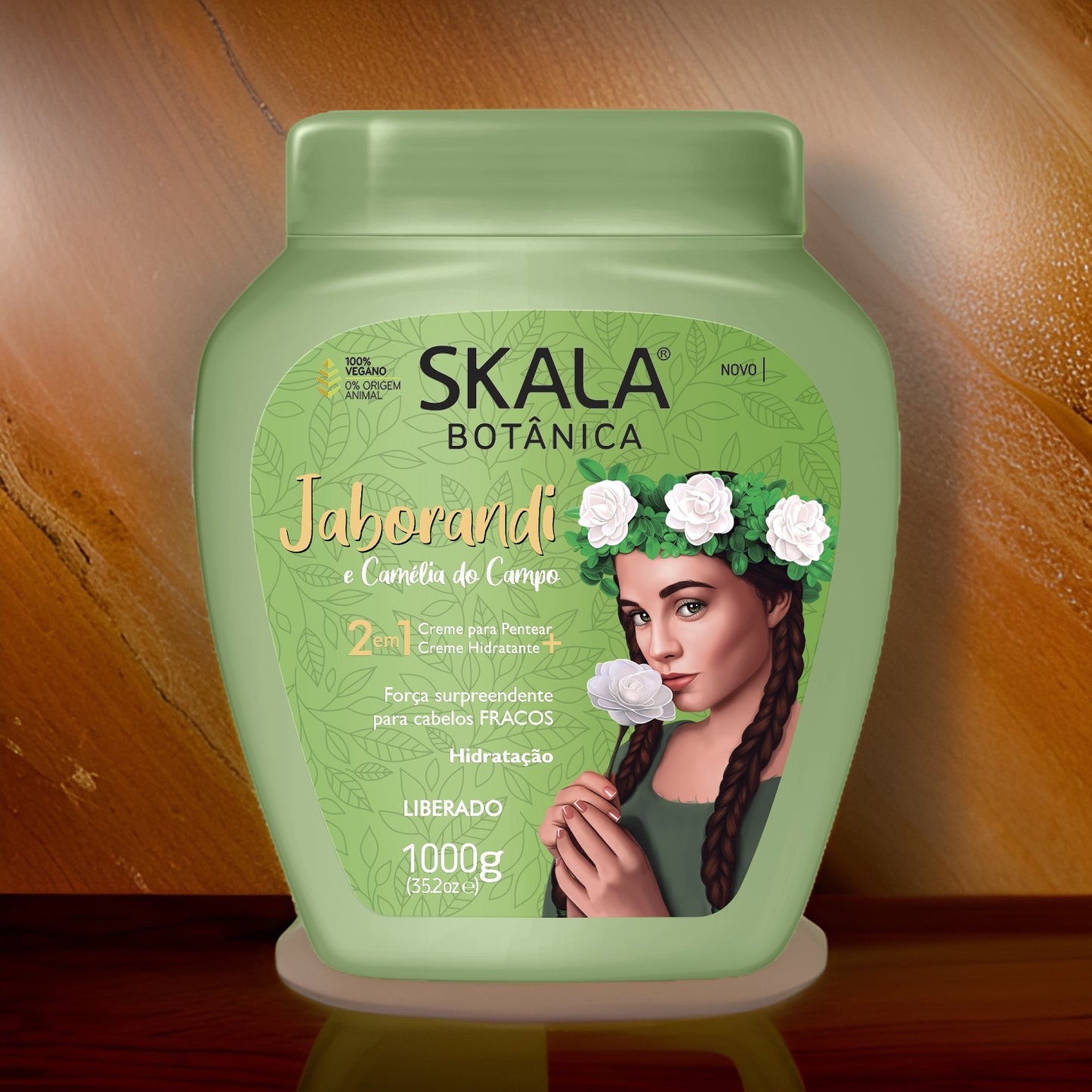 Skala Jaborandi & Camellia 1000g – Strengthening and nourishing vegan hair mask for healthy hair.