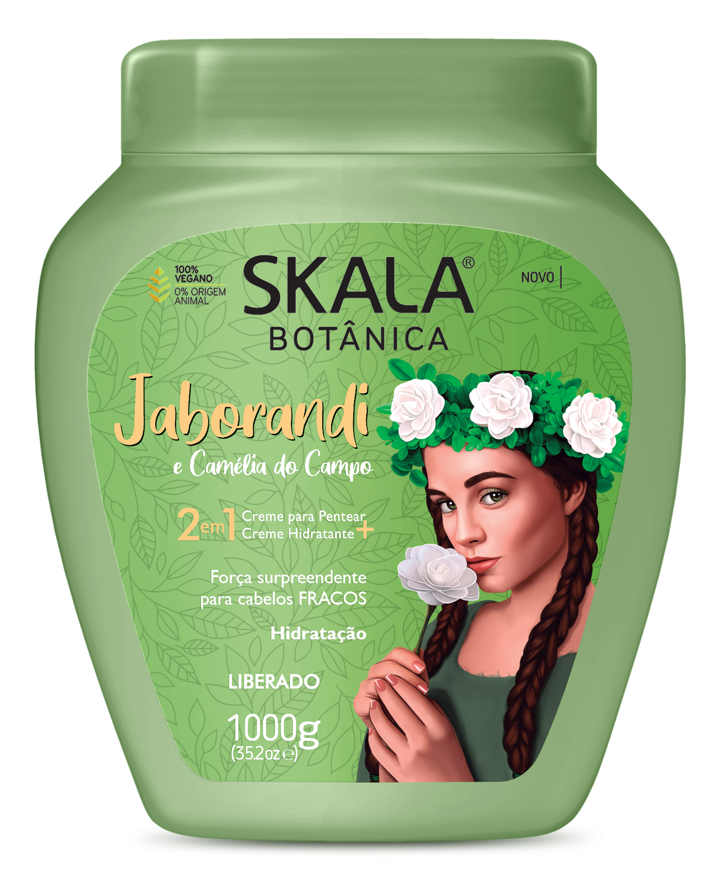 Skala Jaborandi & Camellia 1000g – Strengthening and nourishing vegan hair mask for healthy hair.