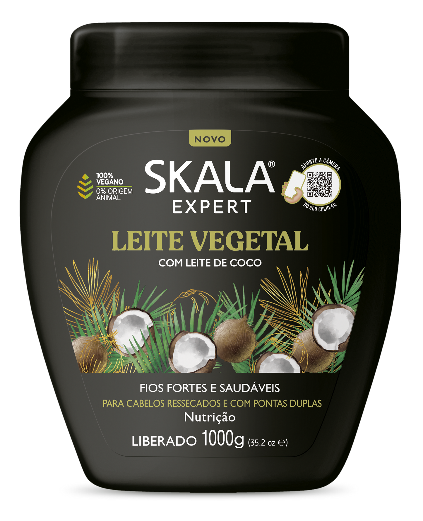 Skala Vegetable Milk with Coconut 1000g – Nourishing and hydrating hair mask for all hair types.