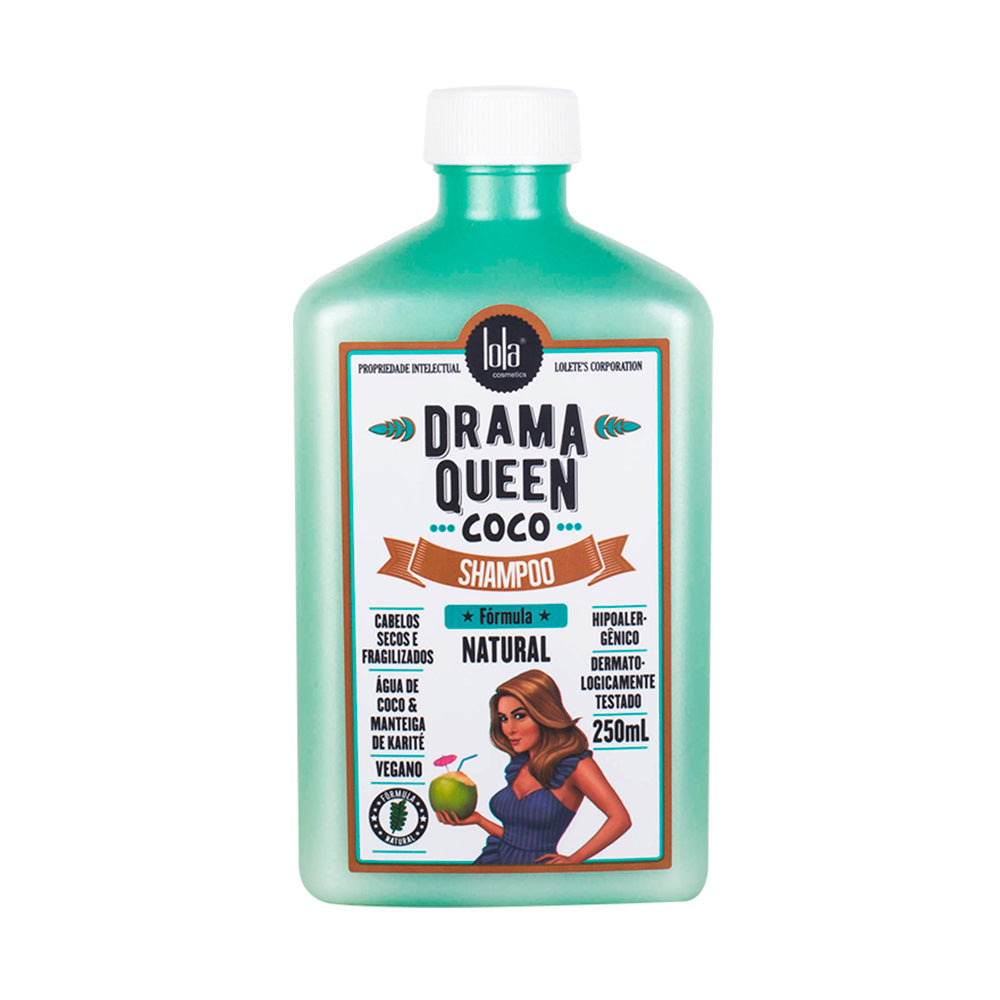 Lola Drama Queen Coco Shampoo 250ml – Intense hydration and nourishment for soft and healthy hair.