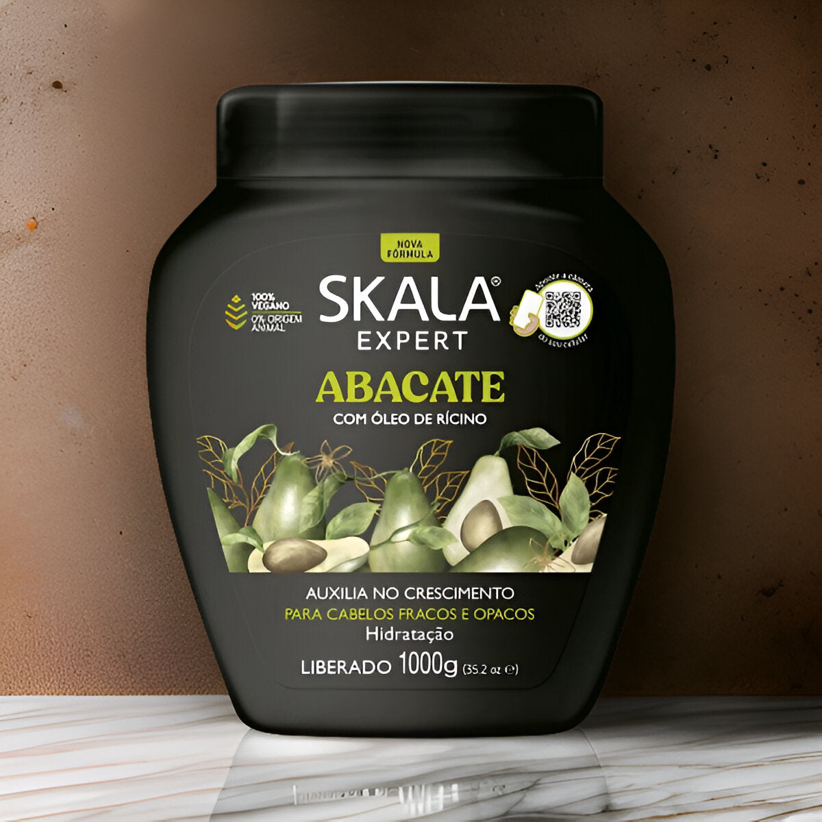 Skala Avocado & Castor Oil Hair Mask 1000g – Deep hydration and shine for dry and damaged hair. Enriched with avocado and castor oil for nourishment and strength.