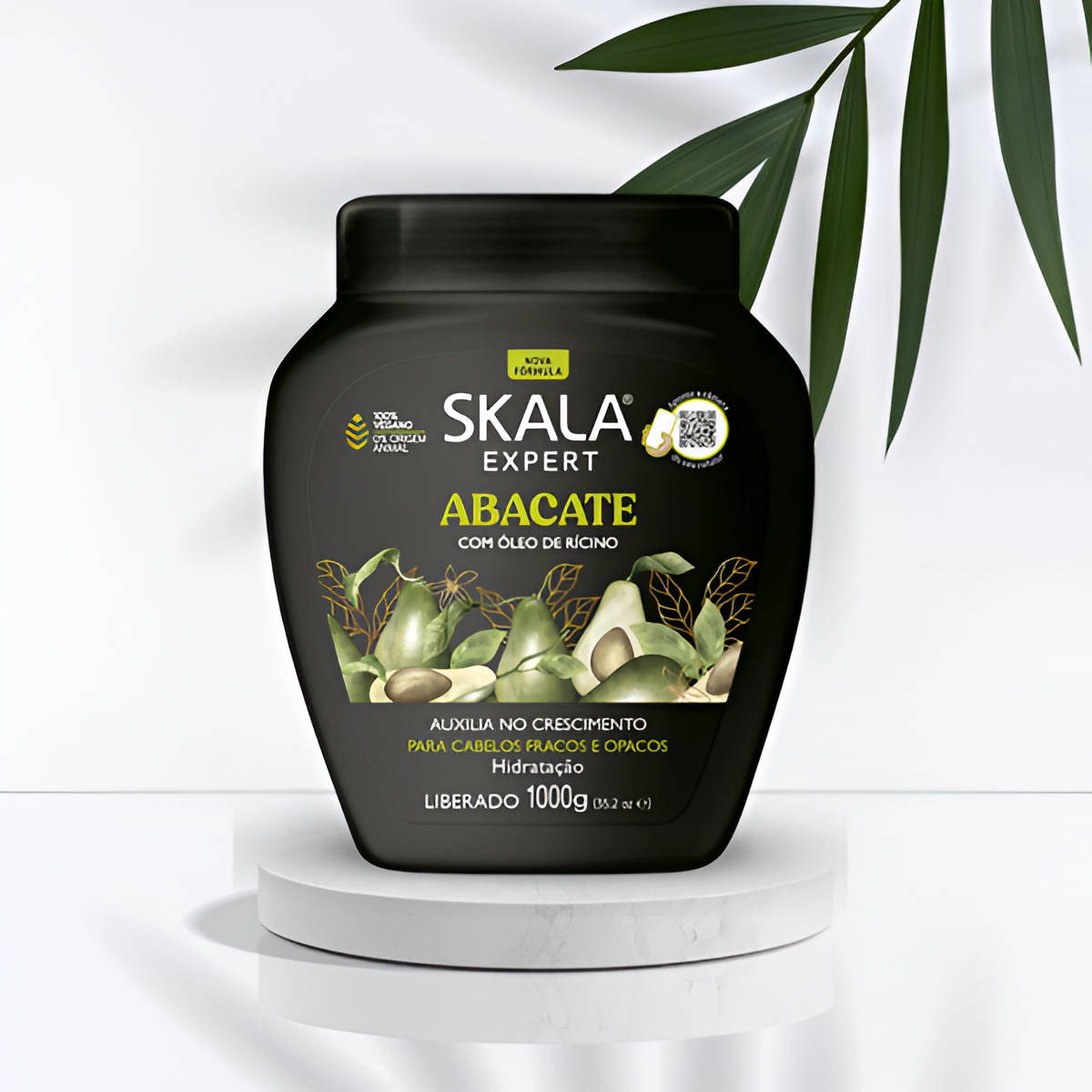 Skala Avocado & Castor Oil Hair Mask 1000g – Deep hydration and shine for dry and damaged hair. Enriched with avocado and castor oil for nourishment and strength.