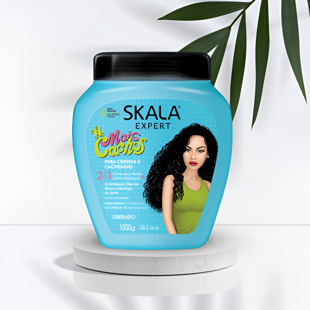 Skala Mais Cachos 1000g – Deep hydration hair mask for defined curls. Nourishing formula for curly and wavy hair, anti-frizz, and intense moisture