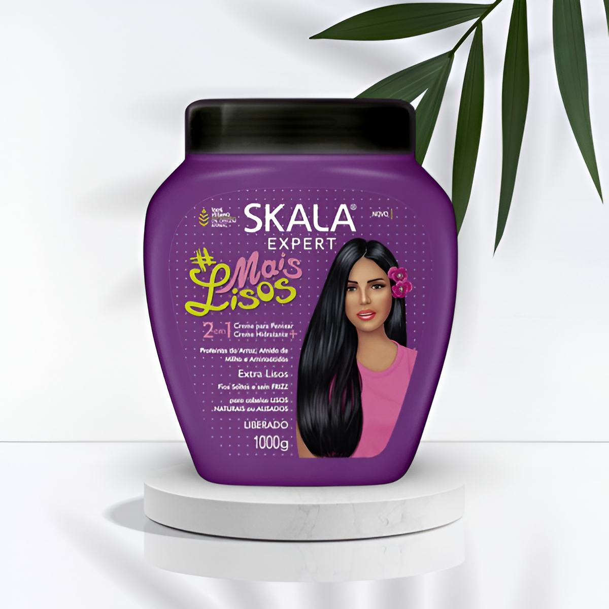 Skala Mais Lisos 1000g – Hair mask for smooth, sleek, and frizz-free hair. Deep hydration and anti-frizz treatment for straight styles.