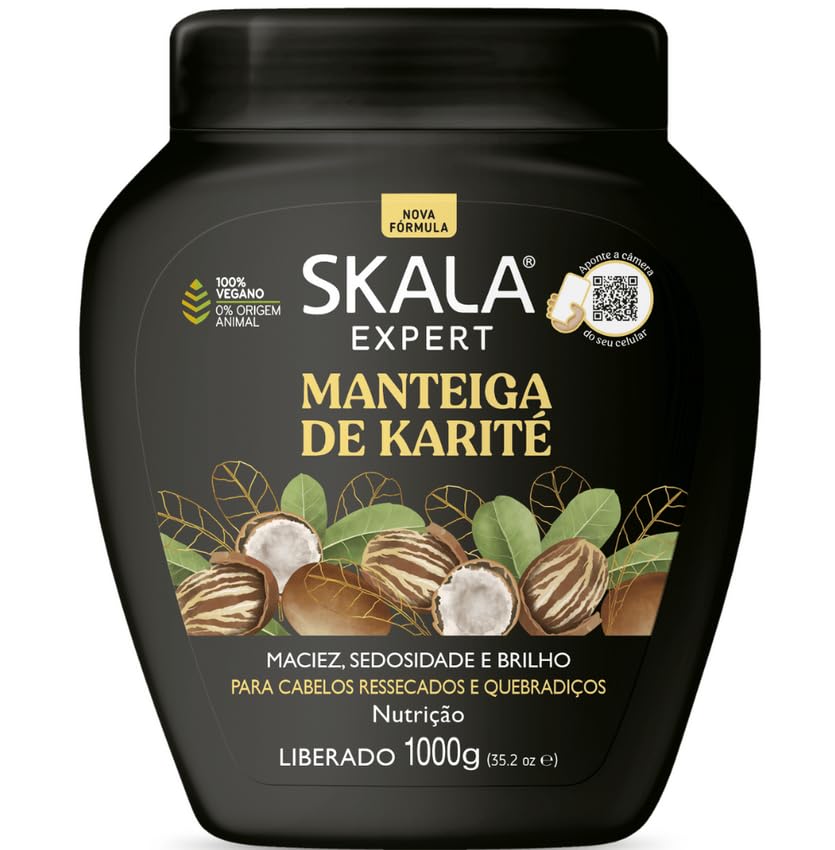 Skala Shea Butter 1000g – Deep repair vegan hair mask for dry and damaged hair.