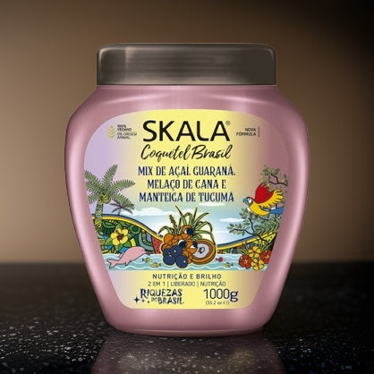 SKALA COQUETEL BRASIL MIX DE ACAL GUARANA, MELACO DE CANA E MANTEICA DE TUCUMA 1000g