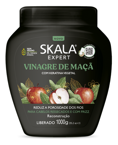 SKALA VINAGRE DE MACA COM KERATINA VEGETAL 1000g