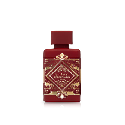 Bade'e Al Oud Sublime 100ml by Lattafa – Long-lasting Arabic perfume with rich oud, warm amber, and oriental fragrance.
