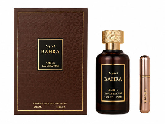 Bahra Amber Eau de Parfum 100ml | Warm Amber Luxury Perfume | Free Shipping USA