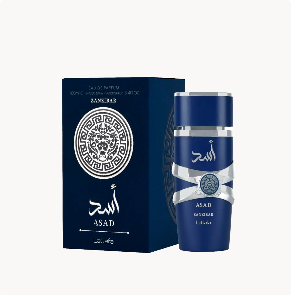 home perfumes arabes Lattafa Asad Zanzibar EDP100ml-Blue