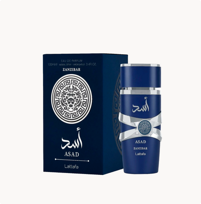 home perfumes arabes Lattafa Asad Zanzibar EDP100ml-Blue