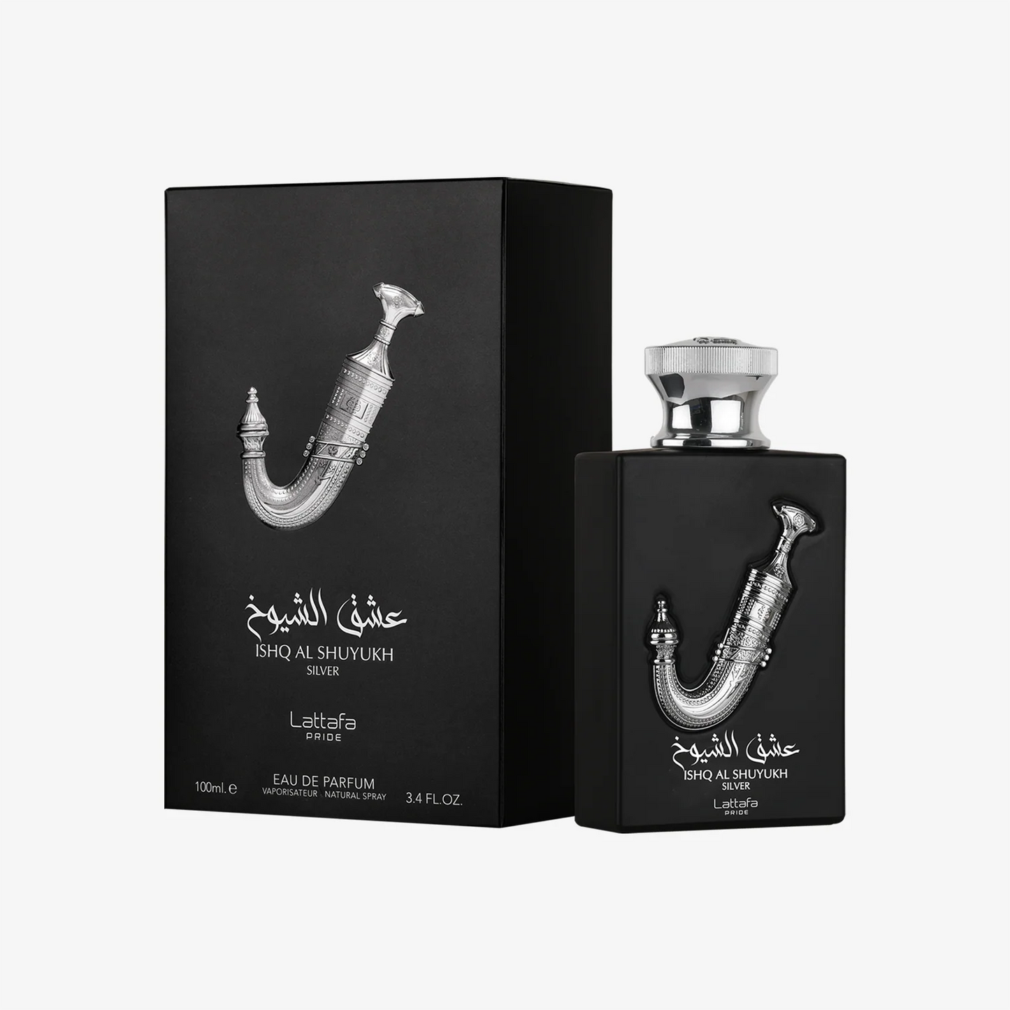 Lattafa Ishq Shuyukh Silver EDP Spray 100ml