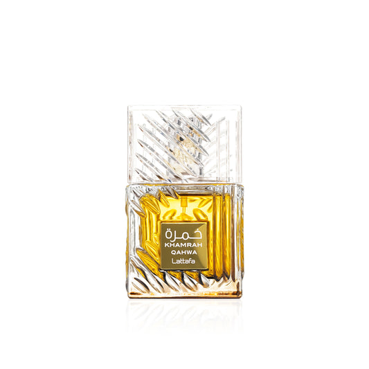 Lattafa Khamrah Qahwa 100ml – Oriental perfume with coffee and vanilla, long-lasting fragrance with warm and sweet notes