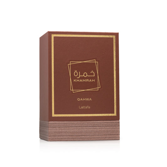 Lattafa Khamrah Qahwa 100ml – Oriental perfume with coffee and vanilla, long-lasting fragrance with warm and sweet notes