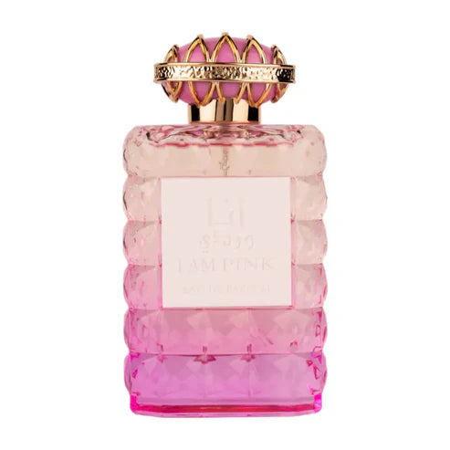 Wadi Al Khaleej I Am Pink 100ml – Elegant Arabic perfume with a floral and fresh scent.