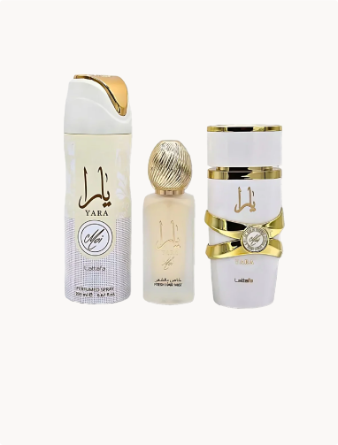 Lattafa Yara Moi EDP Spray 100ml-&-Deo Spray 200ml-&-Fresh Hair Mist